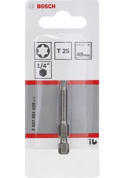 Bosch Extra Hard T25x49 mm 1'li Vidalama Ucu - 2607001638