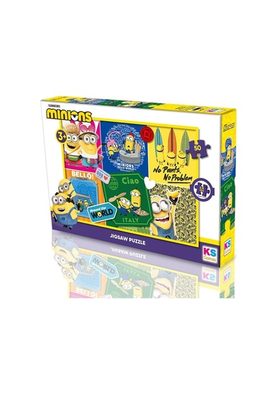Mo 709 Mınıons 50 Parça Lisanslı Puzzle Belirtilmemiş