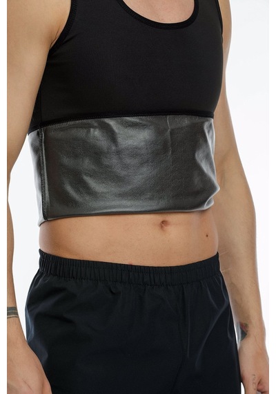 Termal Sauna Tayt-atlet Takım Unisex 3xl Beden Siyah