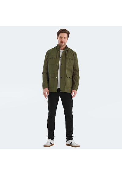 Slazenger BROOKS Erkek  Yeşil Mont & Kaban