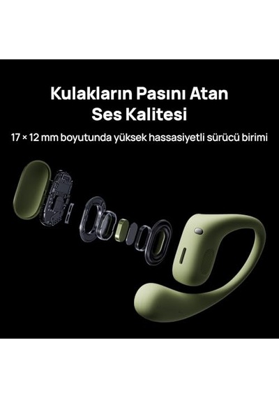 Açık Tasarımlı Kulaklık Yüksek Ses Kaliteli Bluetooth Kulaklık Güvenli Uyum Ve Konfor Ip57 Suya Dayanıklılık Diğer