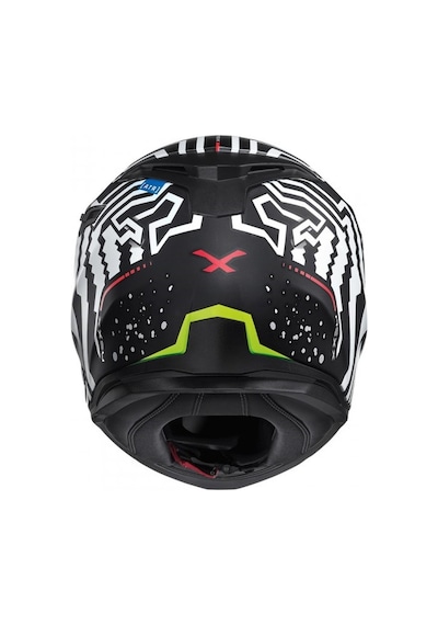 Nexx SX.100 Enigma Kask Beyaz Mat Siyah
