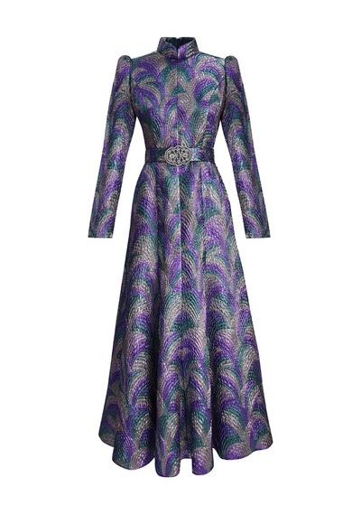 Senna Brıella Dress Mor Mor