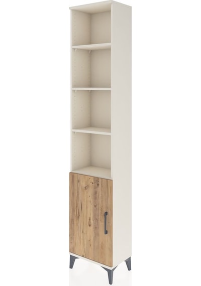 Arges Dolap 5 Raflı Tek Kapaklı 44x30x221 Aytaşı-çam Aytaşı