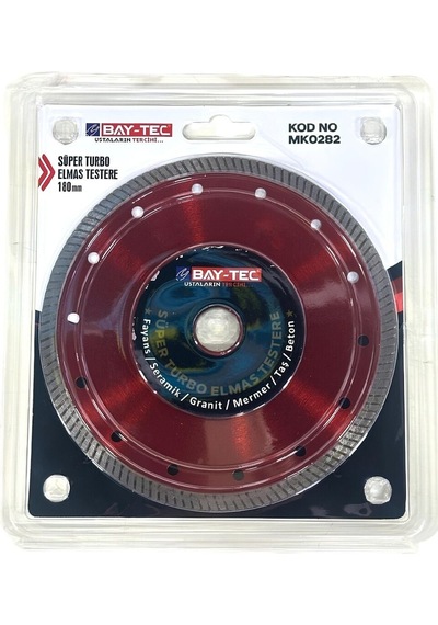 Süper Turbo Elmas Testere 180 Mm Mk0282 Baytec