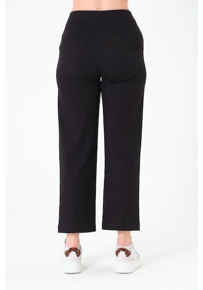Sortie Collection Kemersiz Gabardin Pantolon Siyah