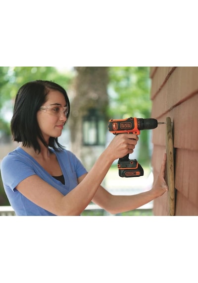 Black+Decker BDCDD12K-QW 10.8V 1.5 Ah Li-Ion Darbesiz Akülü Vidalama