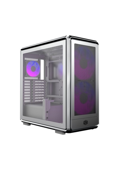 Cooler Master Masterframe 600 Mesh Argb 200mm Tempered Glass Usb 3.2 Silver E-atx Mid Tower Kasa