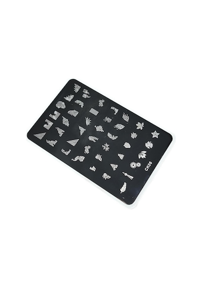 Nail Art Stamping Baskı Plakası Büyük Boy Xl Ck06