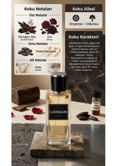 Ladiagos U702 Unisex Parfüm EDP 50 ML
