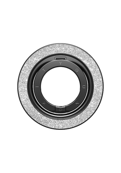 Youngkit Colorful Serisi Double Magnetik Ring Stand Telefon Tutucu Gümüş