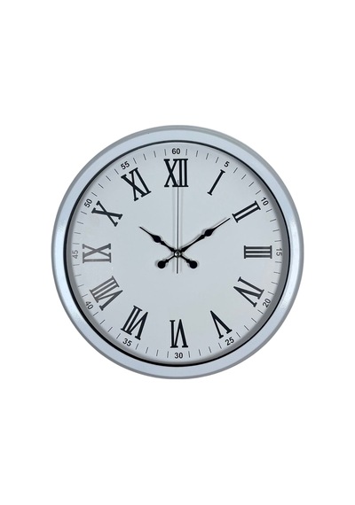 White Prime Roma Rakamlı 40 Cm Metal Duvar Saati Çok Renkli
