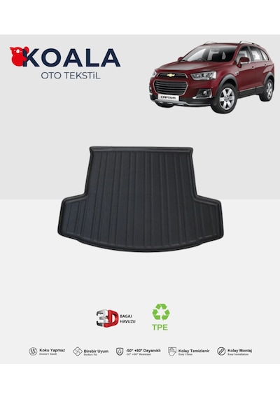 Chevrolet Captiva 2007-2019 3d Bagaj Havuzu