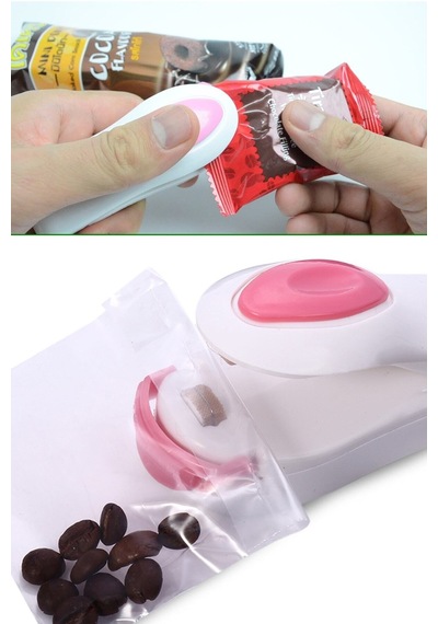 Korea Type Mini Sealing Yeni Model Poşet Kapatıcı Pratik Poşet Kapatıcı Plastik 10 X 15 Mor Diğer