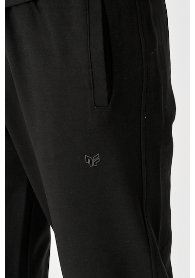Dechers Tech Fleece Double Face Kapüşonlu Erkek Eşofman Takım E213-2 Siyah