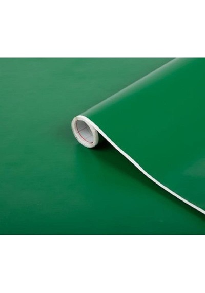 Mat Yeşill Yapışkanlı Kaplama Folyosu 122 Cm X 10 Mt