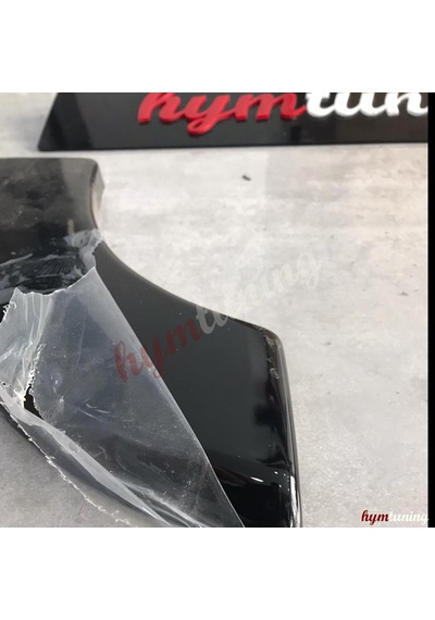 Seat Leon Aero Tampon Flap Seti Sağ + Sol Parlak Siyah