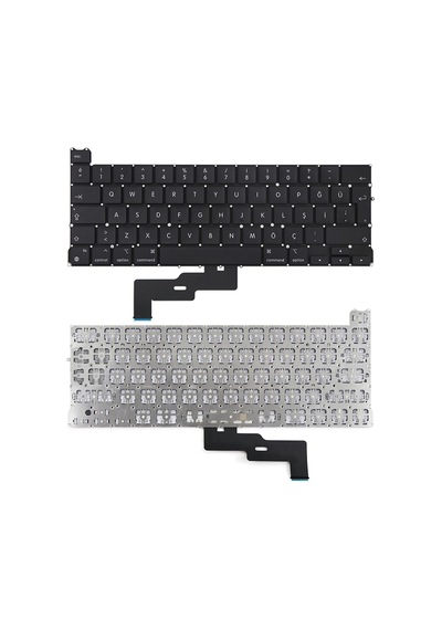 Apple Uyumlu MacBook Pro M1 13" 2020 A2338 Klavyekeyboard Tr Q Büyük Enter