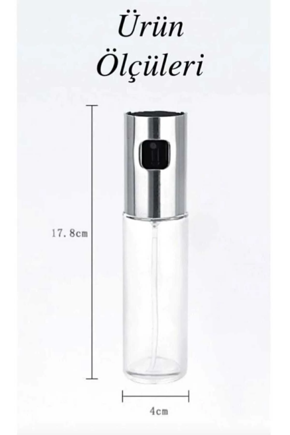 100 Ml Cam Püskürtmeli Yağdanlık Yağ, Sirke, Sos Spreyi