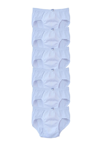 Seher Yıldızı Erkek Çocuk Pamuk Slip Külot 6 Lı Paket Beyaz