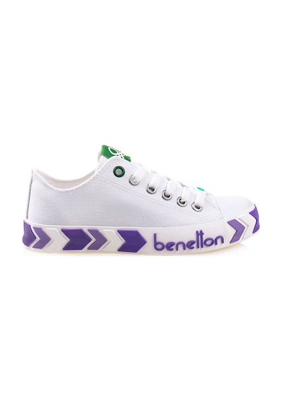 Benetton Kadın Spor Ayakkabı Beyaz-lila Beyaz - Lila