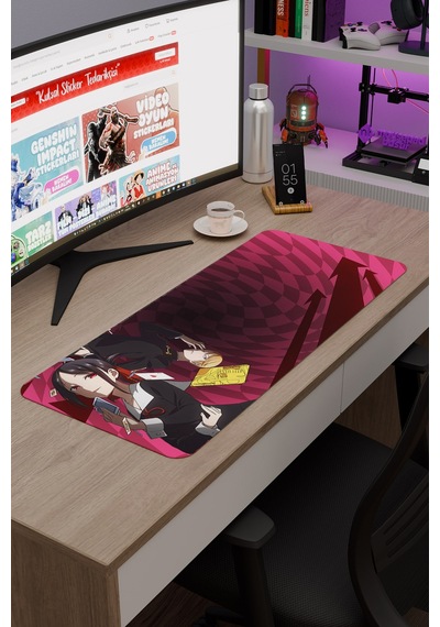 Kaguya Sama Anime V1 - 70x30 Xl Gaming Kauçuk Kaymaz Taban Mouse Pad Fare Altlığı