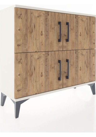 Arges Şifonyer 3 Raflı 4 Kapaklı 88x30x80 Aytaşı-çam Aytaşı