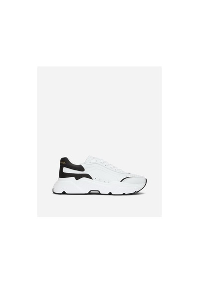 Dolce & Gabbana Calfskin Nappa White Daymaster Sneakers Beyaz