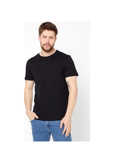 Erkek Çok Renkli T- Shirt Regular Fit Rahat Kesim Bisiklet Yaka 4'lü Basic Tişört Paketi Mtlco35-4 Çok Renkli