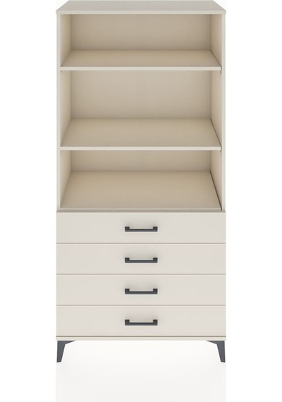 Hyperion Dolap 3 Raflı 4 Çekmeceli 88x44x182 Aytaşı-aytaşı Aytaşı