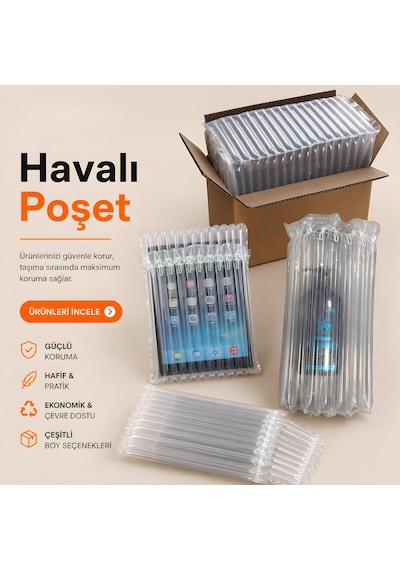 Havalı Poşet Ambalaj 15 İnç Laptop 360 250 45 Mm - 20 Adet