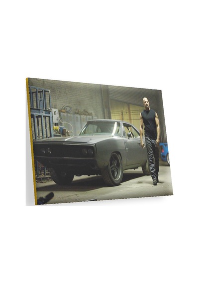 Cakasepetim Dodge Viper Ve Dom Ahşap Mdf Tablo