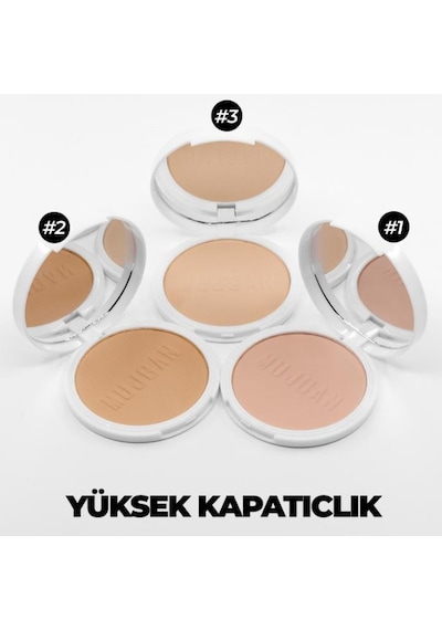 River World Mat Pudra Seti Profesyonel 3'lü Çok Renkli