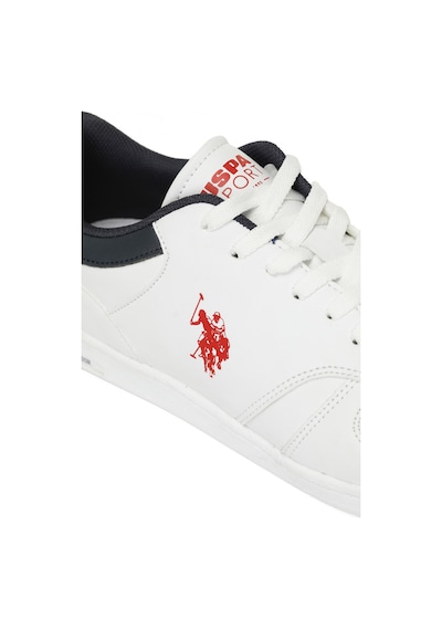 U.s. Polo Assn. Santa 4pr Beyaz Erkek Sneaker 000000000101812483 Beyaz - Lacivert - Kırmızı