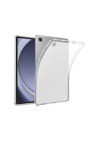 Samsung Galaxy Tab A9 Şeffaf Kılıf Silikon Tablet Kılıfı Ultra İnce Buzlu Şeffaf Kılıf Tab A9