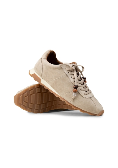 Deery Kadın Hakiki Süet Bej Sneaker Ayakkabı - M5129zbejc01 Bej