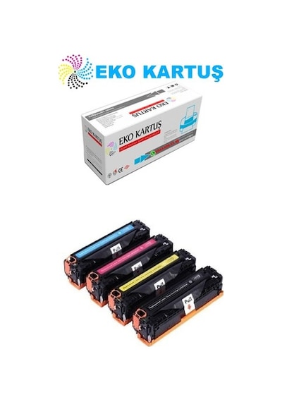 Eko Kartuş Hp Color Laserjet Pro Mfp M476DN (CC530A-CC531A-CC532A