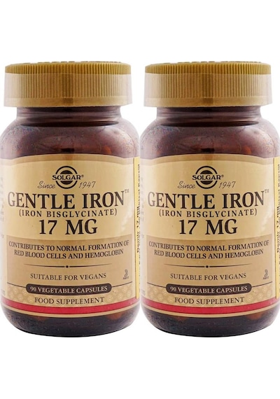 Solgar Gentle Iron 17 Mg 90 Kapsül 2 Adet