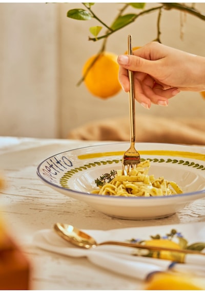 Bella Maison Lemoncello Porselen Makarna Tabağı 27 Cm Çok Renkli