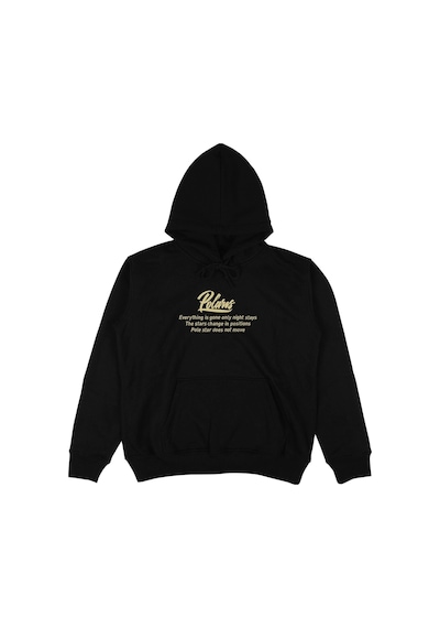 Tarzsokak Polaris Oversize Unisex Kapüşonlu Sweatshirt Hoodie Siyah