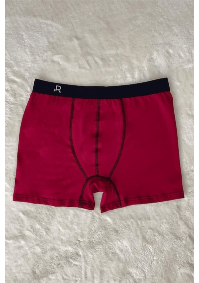 5'li Fırsat Ürünü Erkek %100 Pamuk Lastik Bel Boxer 001