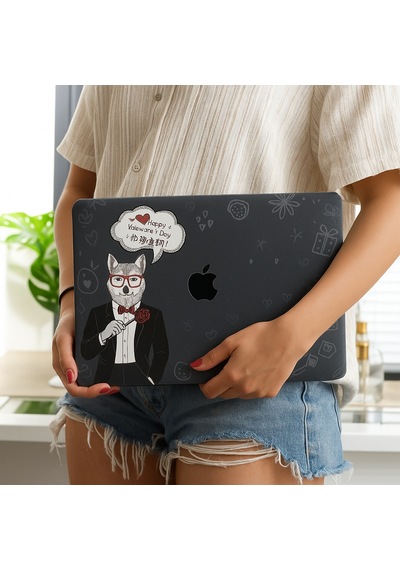 Macbook Pro Kılıf 13inç M1-m2, Dog01nl Type-c Model A2338 A2289 A2251 A1706-08 A1989 A2159 İle Uyumlu Açık Mavi