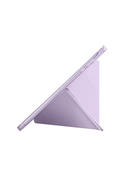 Huawei Matepad Pro 12.2" Kılıf Katlanır Kalem Bölmeli Silikon Standlı Uyku Modlu Akıllı Kapak Kapaklı Kılıf