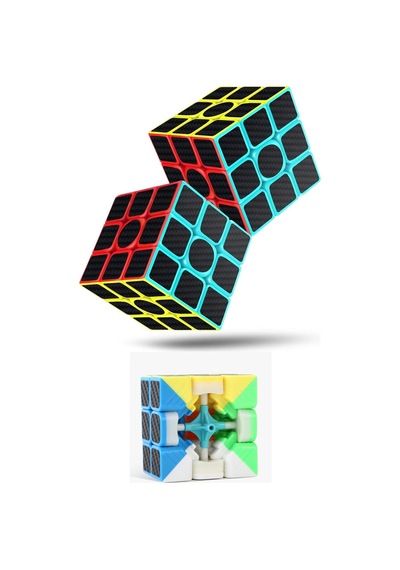 3x3 Fiber Karbon Qy Speed Zeka Küpü Akıl Küpü