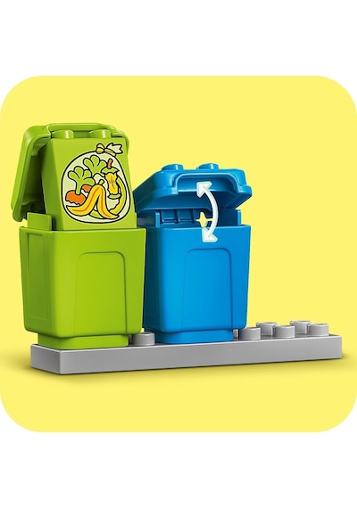 LEGO® DUPLO® Kasabası Geri Dönüşüm Kamyonu 10987 2+ Eğitici Oyuncak Yapım Seti - 15 Parça
