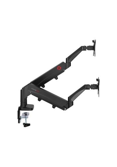 Tr Go-5350 Dual Monitor Arm, Gas Spring Adjustable Stand For 43 To 81 Cm Screens, 9 Kg Load Per Arm, 180 Rotation Stop