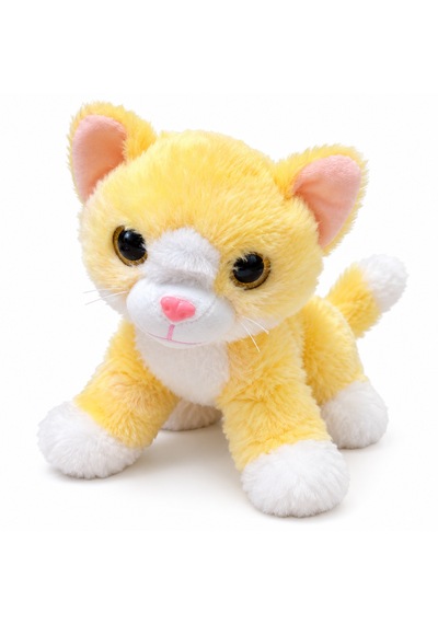 Peluş Sarı Oyuncak Beyaz Patili Yumuşak Dolgulu