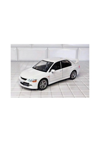 Mitsubishi Lancer Evolution Ix Diecast Model Araba Açılan Kapı Kaput Bagaj Mitsubishi Araba Beyaz