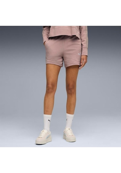 Puma Essentials No 1 Logo Kadın Pembe Şort
