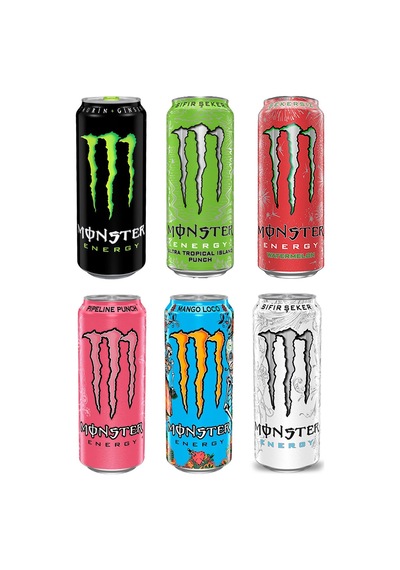 Monster Energy Enerji İçeceği 500 Ml 6 Lı Karma Paket